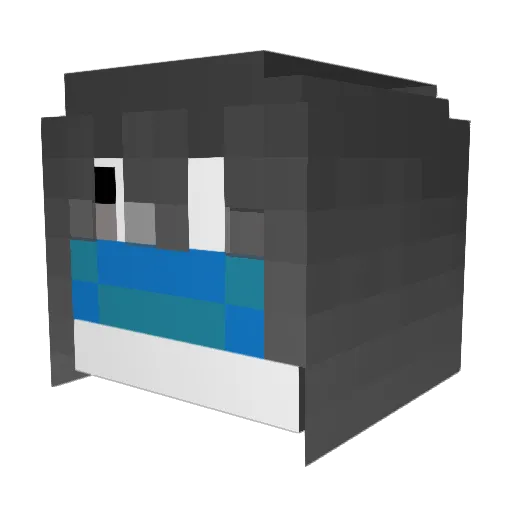 heathen99 Minecraft avatar head, 3D render