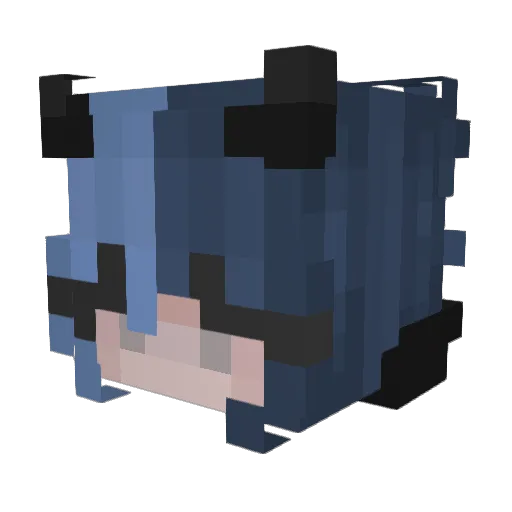 heather_xx Minecraft avatar head, 3D render
