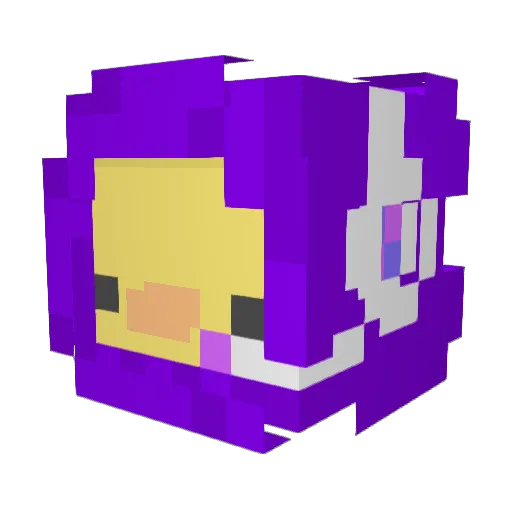 heatherisballer Minecraft avatar head, 3D render