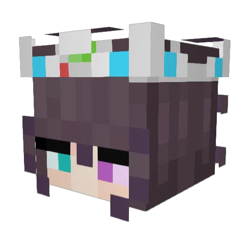 heaven_0205 Minecraft avatar head, 3D render