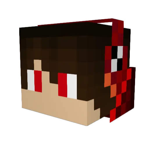 heaven_cookie Minecraft avatar head, 3D render