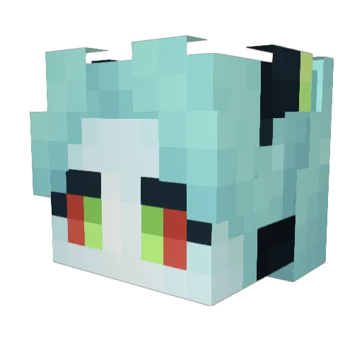 heavenforamoment Minecraft avatar head, 3D render