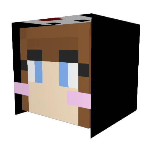 heavening72 Minecraft avatar head, 3D render