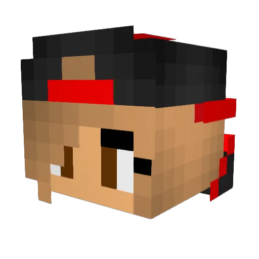 heavenly29 Minecraft avatar head, 3D render