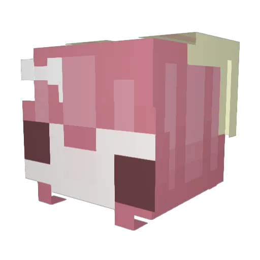 heavenlykat Minecraft avatar head, 3D render