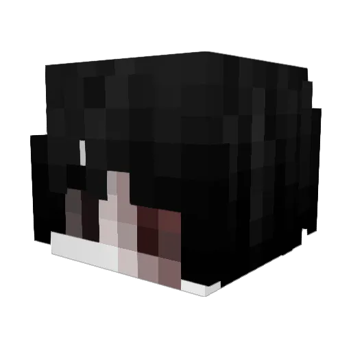 heaventrance Minecraft avatar head, 3D render
