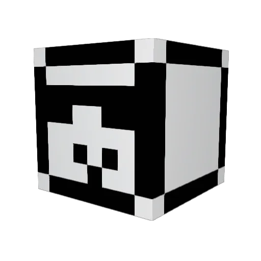 heavenzone Minecraft avatar head, 3D render