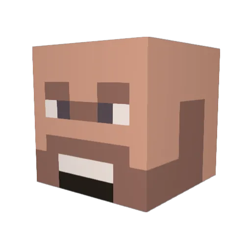 heavyweaponsTF2 Minecraft avatar head, 3D render