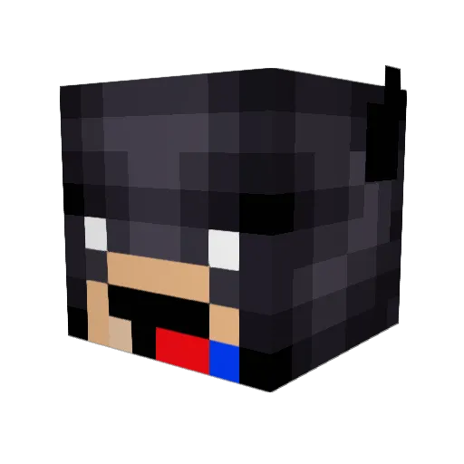 hebby43 Minecraft avatar head, 3D render