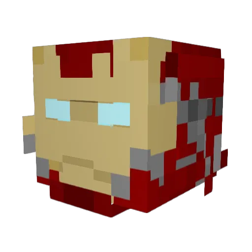hebert1003 Minecraft avatar head, 3D render