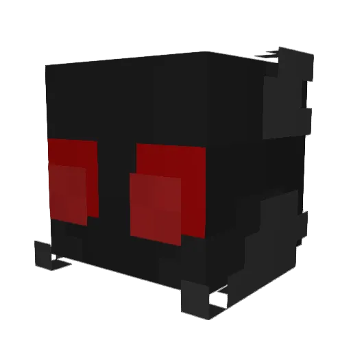 heckeon Minecraft avatar head, 3D render