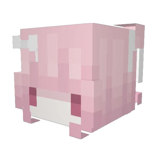 heckyes Minecraft avatar head, 3D render
