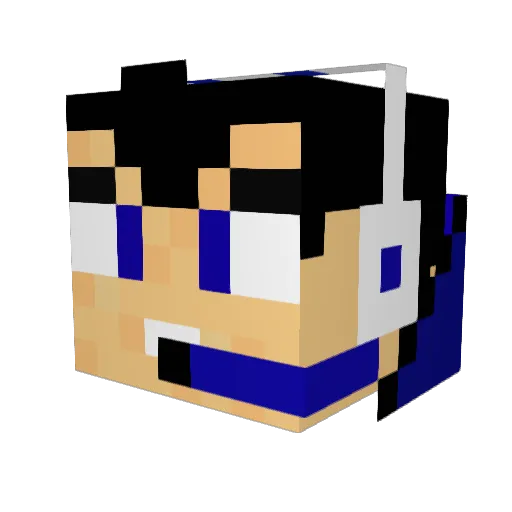 hectorgar14 Minecraft avatar head, 3D render