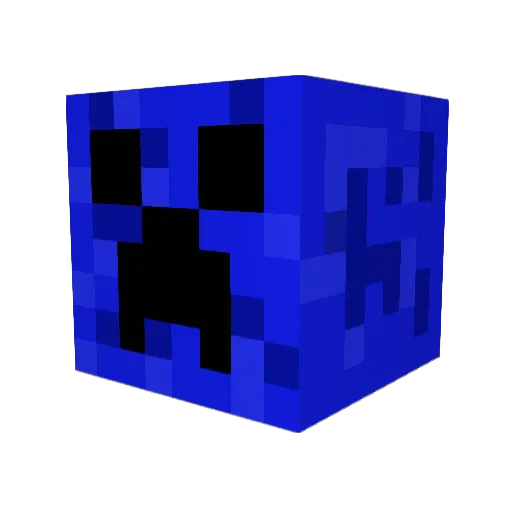 hedgehogrox Minecraft avatar head, 3D render
