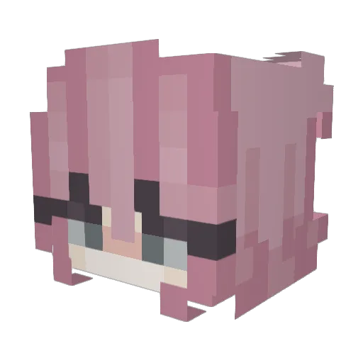 hedidiah Minecraft avatar head, 3D render
