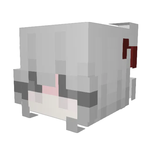 hedin28 Minecraft avatar head, 3D render