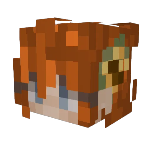 heebeejeebee123 Minecraft avatar head, 3D render