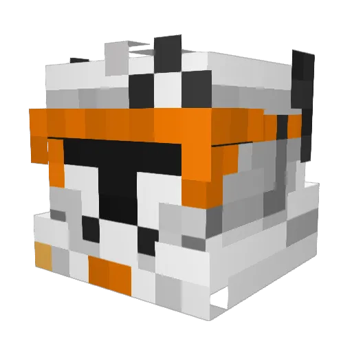 heeje500 Minecraft avatar head, 3D render