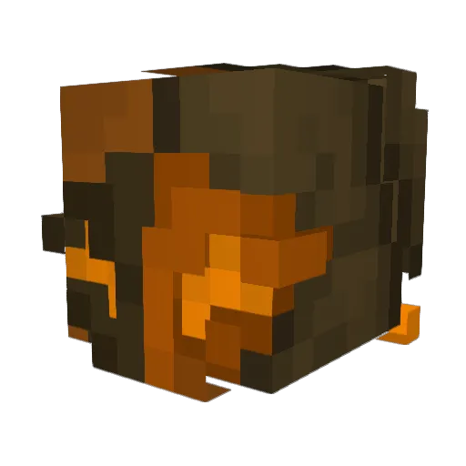 heenr1 Minecraft avatar head, 3D render