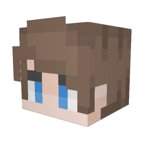 heeya8869 Minecraft avatar head, 3D render
