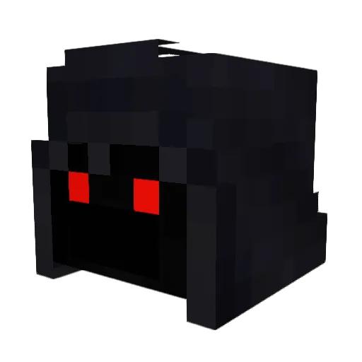 hefumon Minecraft avatar head, 3D render