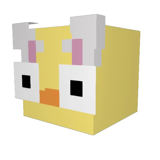 heg2468 Minecraft avatar head, 3D render