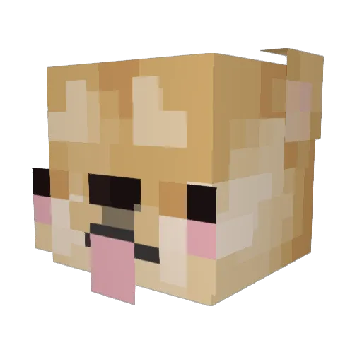 hehehe194 Minecraft avatar head, 3D render