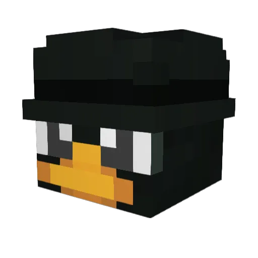 hehehellogreeny Minecraft avatar head, 3D render