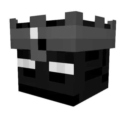 hehhe2021 Minecraft avatar head, 3D render