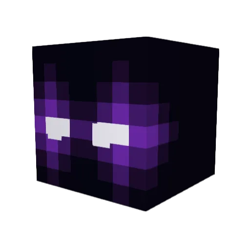 hehuanan Minecraft avatar head, 3D render
