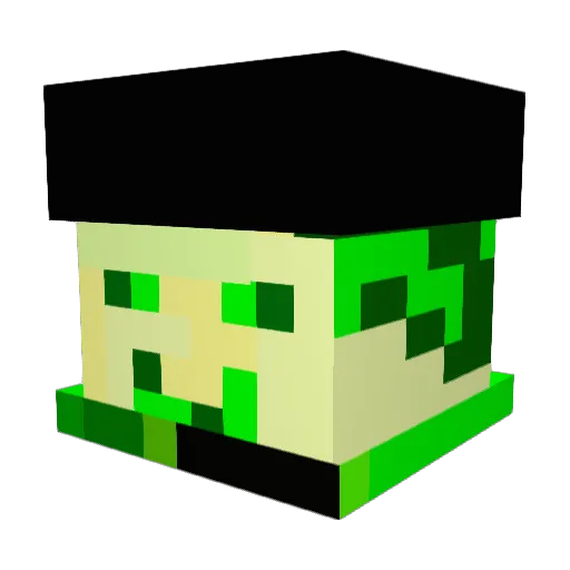 heide1337 Minecraft avatar head, 3D render