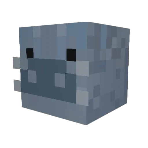 heidiecw Minecraft avatar head, 3D render