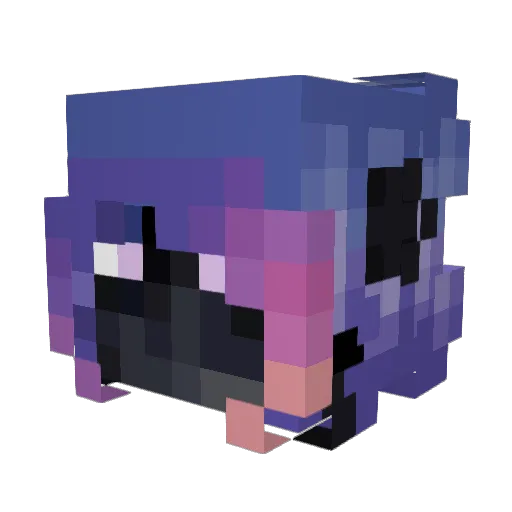 heigrim Minecraft avatar head, 3D render
