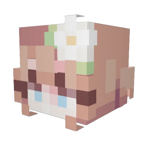 heigui_neaga5418 Minecraft avatar head, 3D render
