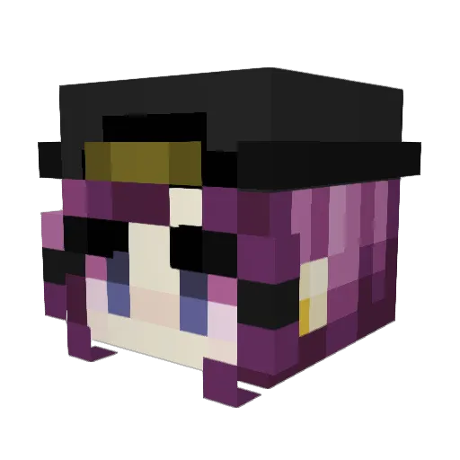 heihei0331 Minecraft avatar head, 3D render