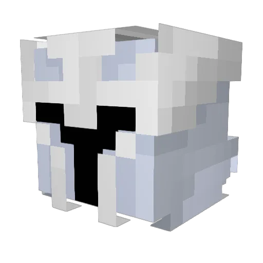 heiligerRitter Minecraft avatar head, 3D render