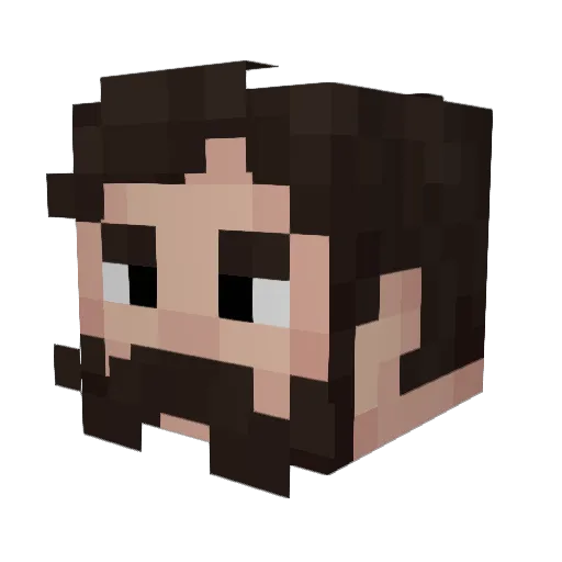 heimric Minecraft avatar head, 3D render