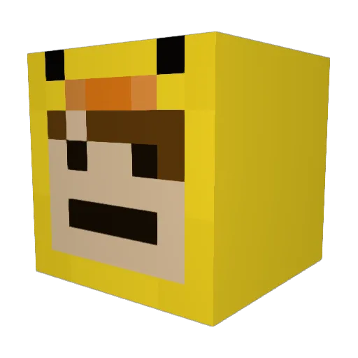 heiniboy12 Minecraft avatar head, 3D render
