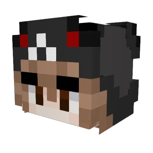 heinomite Minecraft avatar head, 3D render