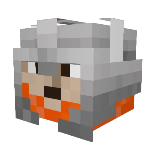 heinoon Minecraft avatar head, 3D render