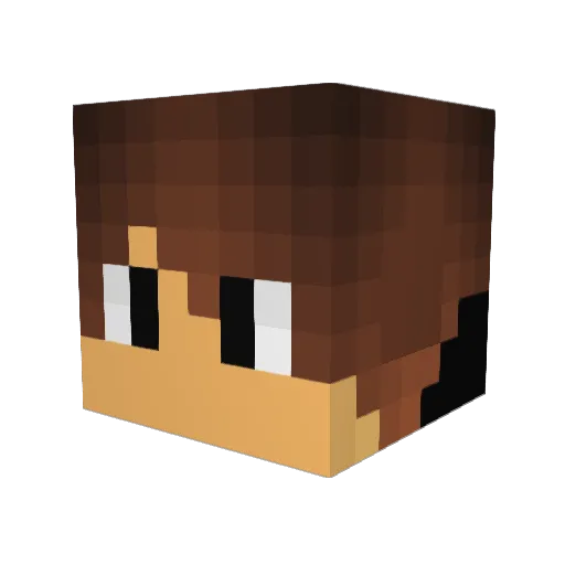 heistiv Minecraft avatar head, 3D render