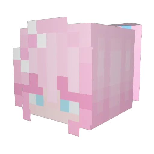 heithoy_games Minecraft avatar head, 3D render