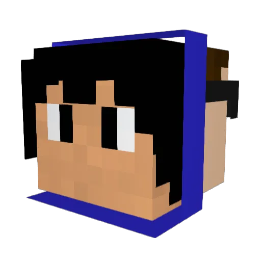 heitorcape Minecraft avatar head, 3D render