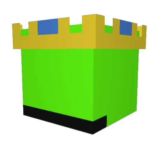 heitorsf Minecraft avatar head, 3D render