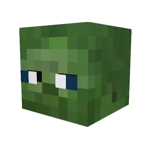heitorsitos Minecraft avatar head, 3D render