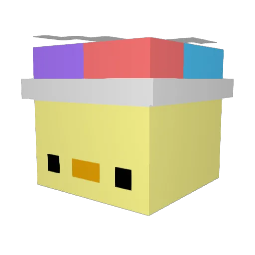 hejtujula Minecraft avatar head, 3D render