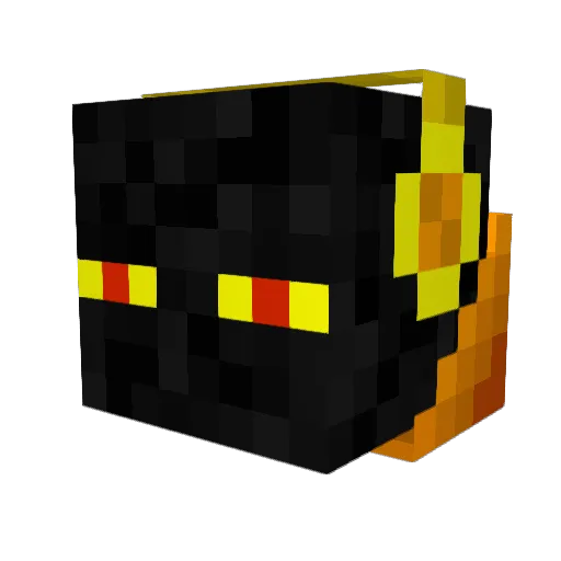 hekerekka Minecraft avatar head, 3D render