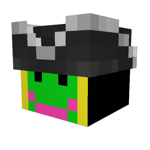 heklo88 Minecraft avatar head, 3D render