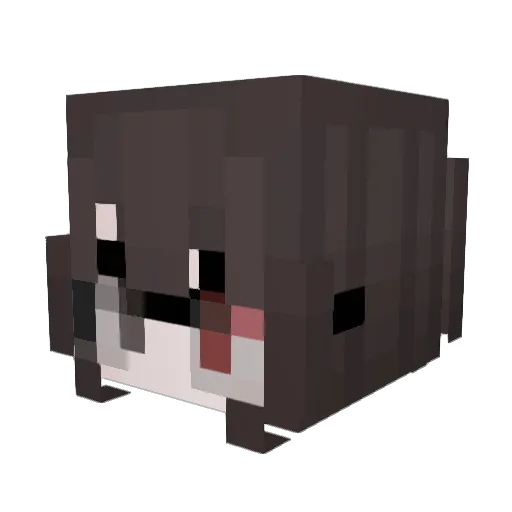 helblazers Minecraft avatar head, 3D render