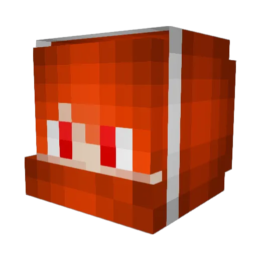 heldinjo Minecraft avatar head, 3D render